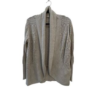 COPY - Alia Beige crochet Cardigan size large